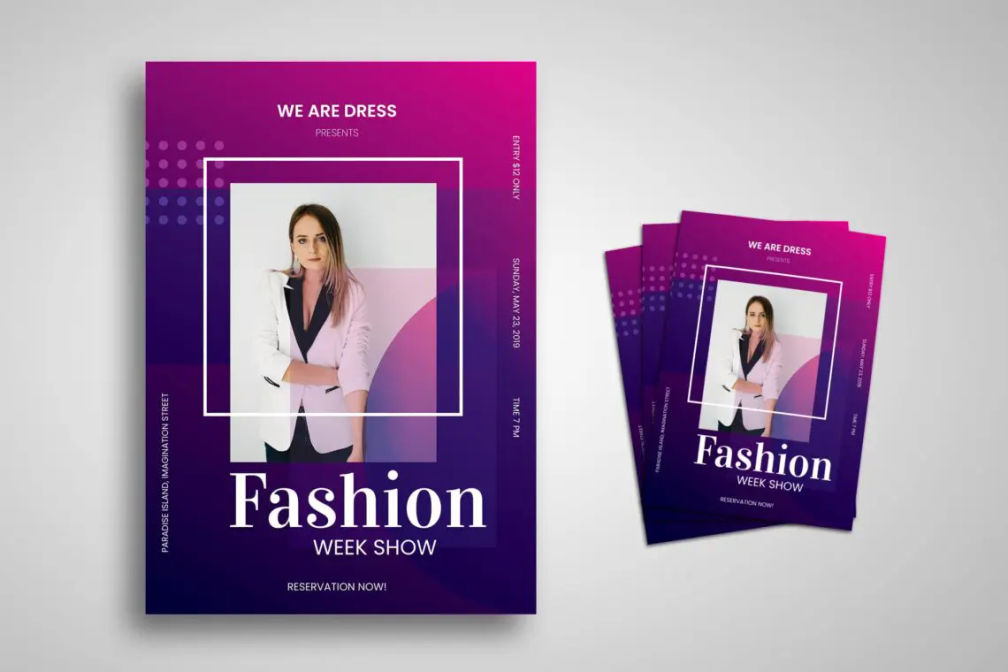 Flyer Template Official Fashionjpg