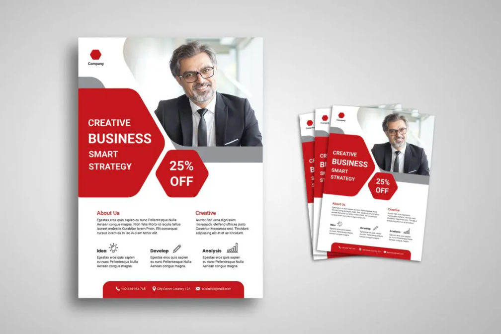 Flyer Template Smart Business Strategyjpg