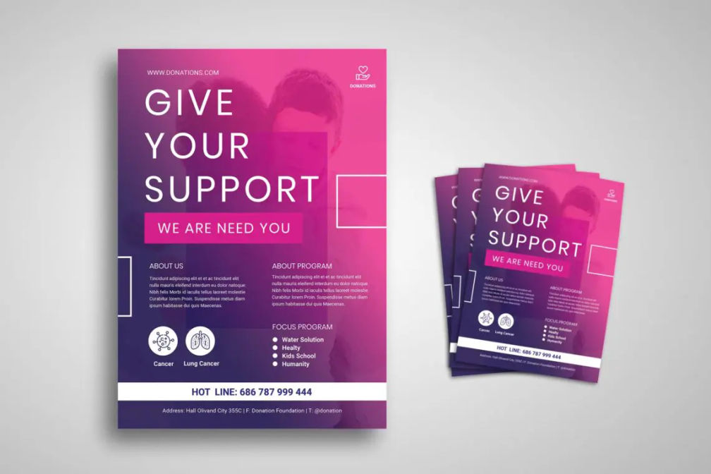 Flyer Template Social Support Programjpg