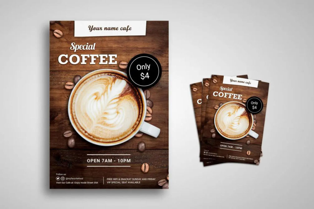 Flyer Template Special Coffeejpg
