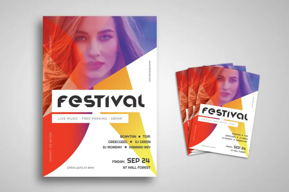 Flyer Template Spotlight Festivaljpg