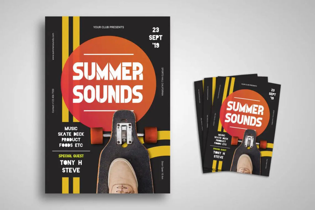 Flyer Template Summer Soundjpg