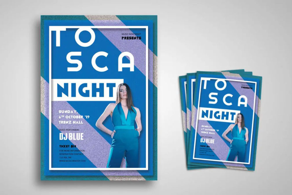 Flyer Template Tosca Fashion Nightjpg