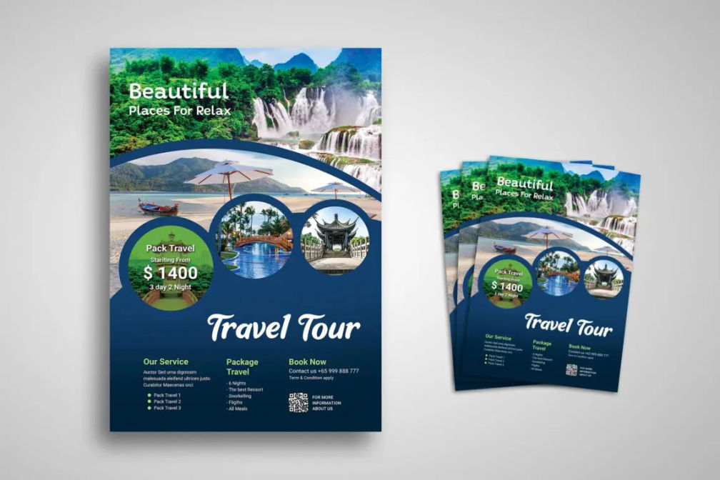 Flyer Template Tour Travel Packagejpg