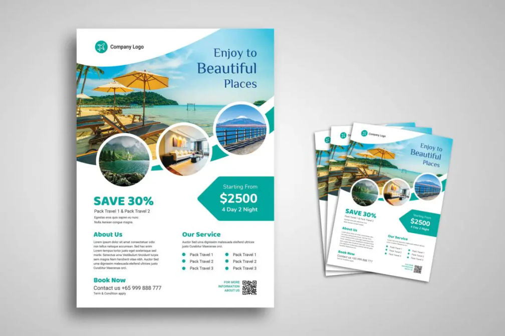 Flyer Template Travel Holidayjpg