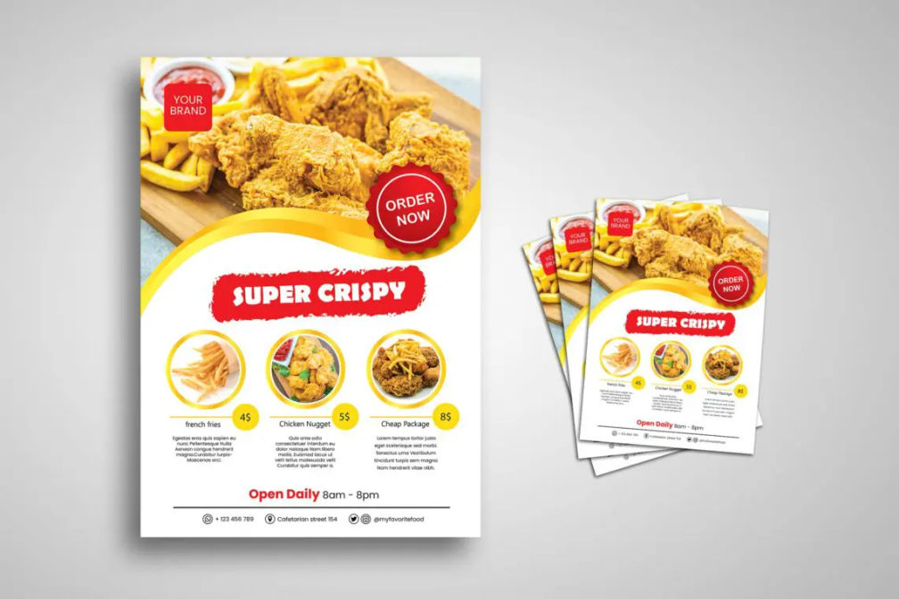 Flyer Template Western Fast Foodjpg