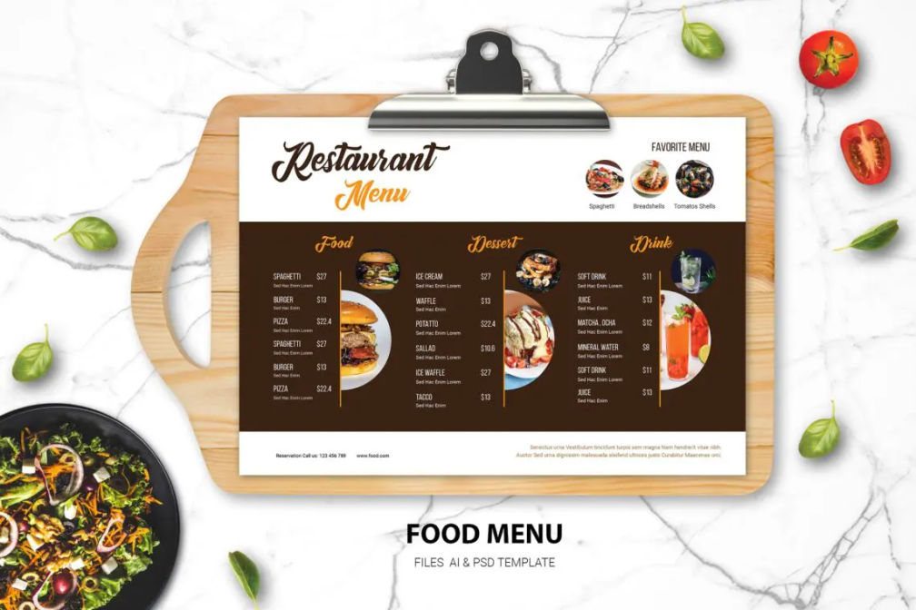 Food Menu Western Fast Dishesjpg
