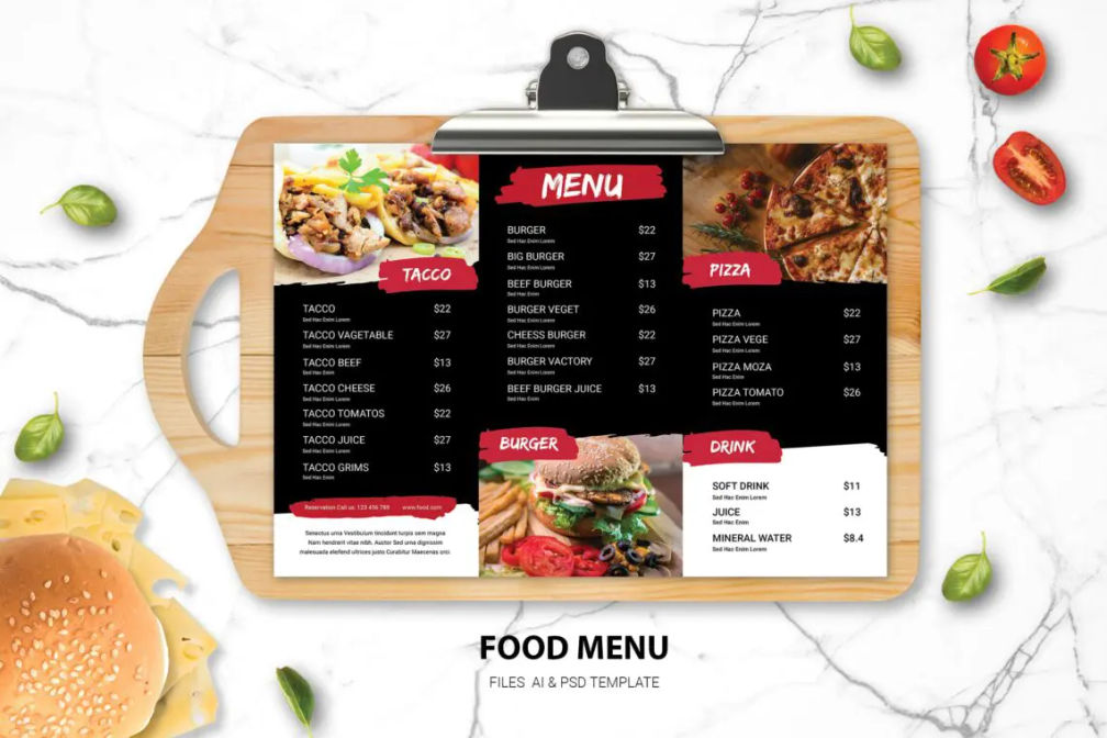 Food Menu Western Variantjpg