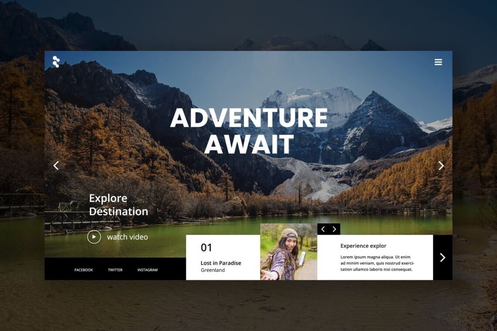 Hero Header Adventure Travel