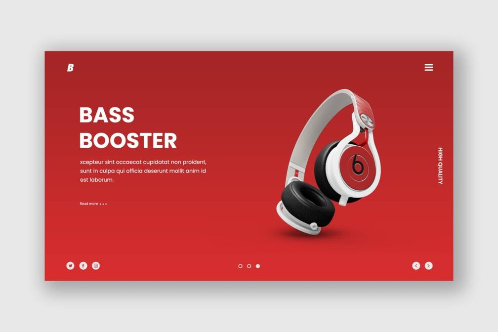 Hero Header Bass Booster Headphone