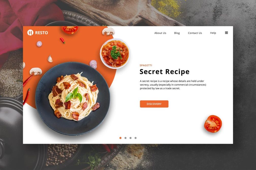 Hero Header Secret Recipe Restaurant