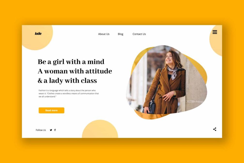 Hero Header Women Blogger Web