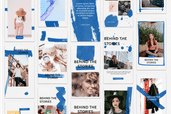 Instagram Stories Pastel Watercollor Design