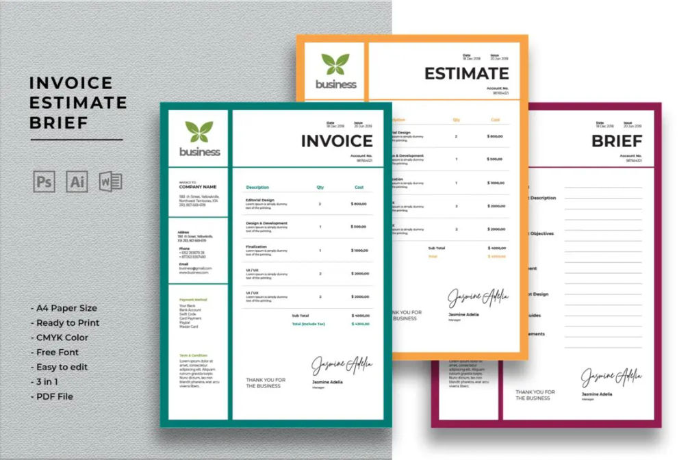 Invoice Creative Businessjpg
