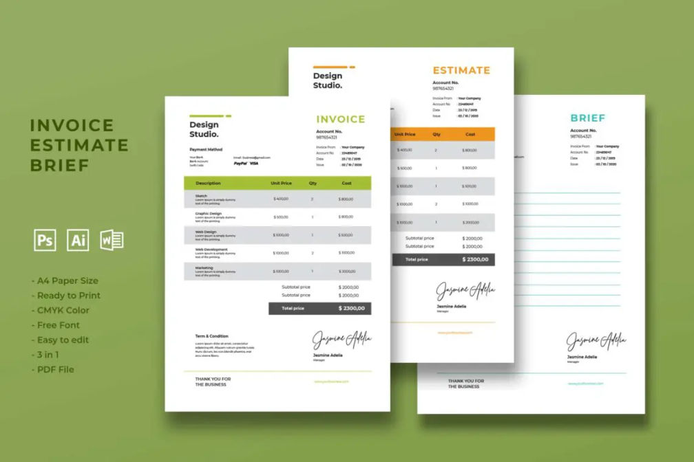 Invoice Graphic Design Marketingjpg