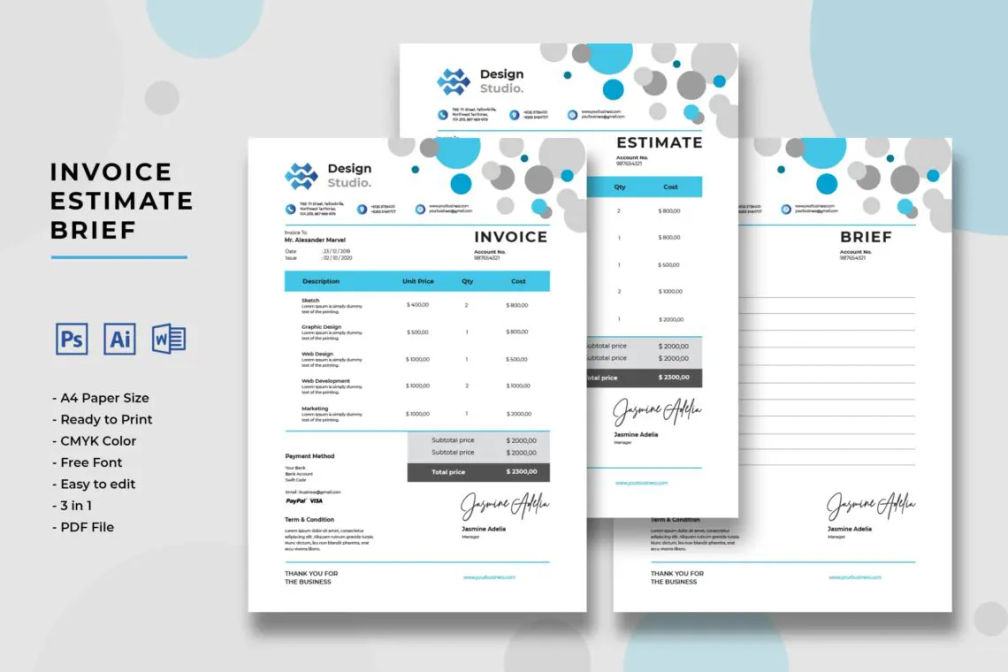 Invoice Graphic Design Servicesjpg