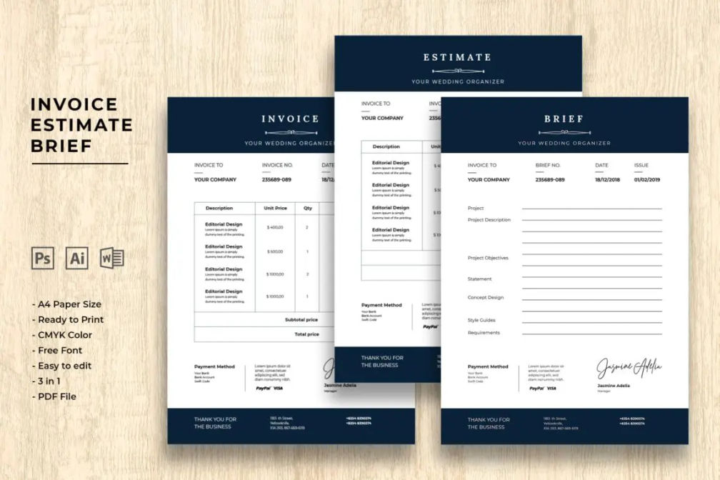 Invoice Wedding Organizerjpg