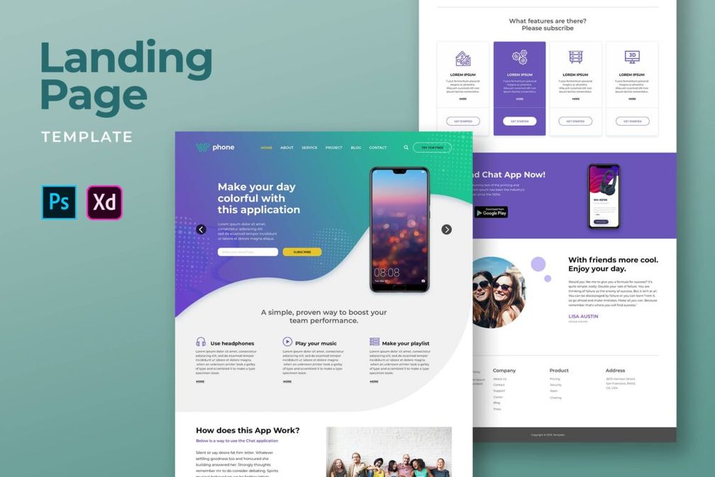 Landing Pages Fun Music Player