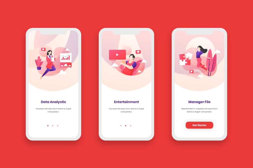 Onboarding Screens File Manager Analytics
