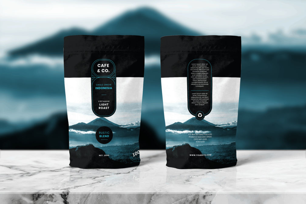 Packaging Template Original Coffee