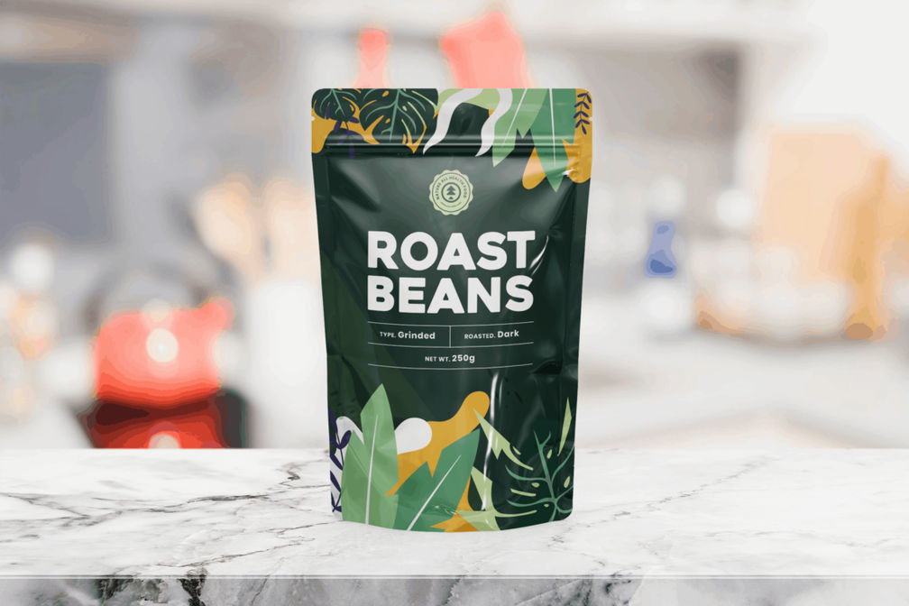 Packaging Template Roast Beans