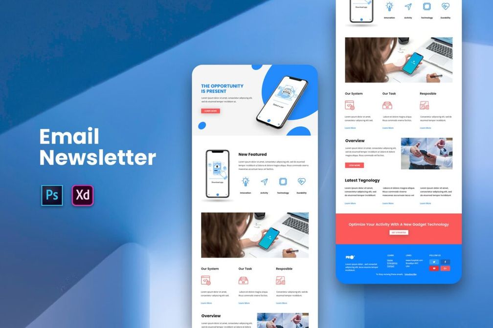Productivity Mobile Apps Email Newsletter