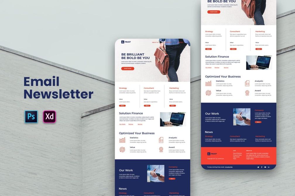 Solution Finance Service Email Newsletter