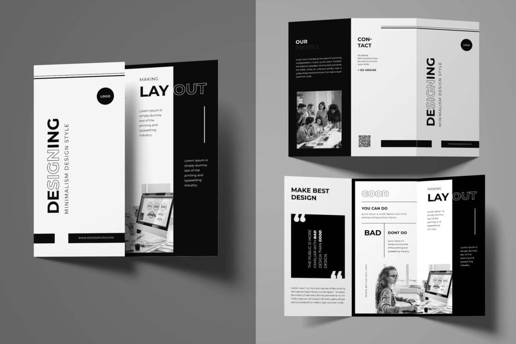 Trifold Brochure Minimalism Design