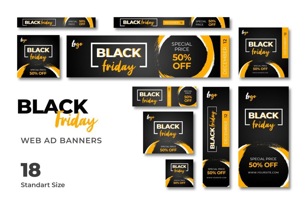 Web Banner Black Friday Discount