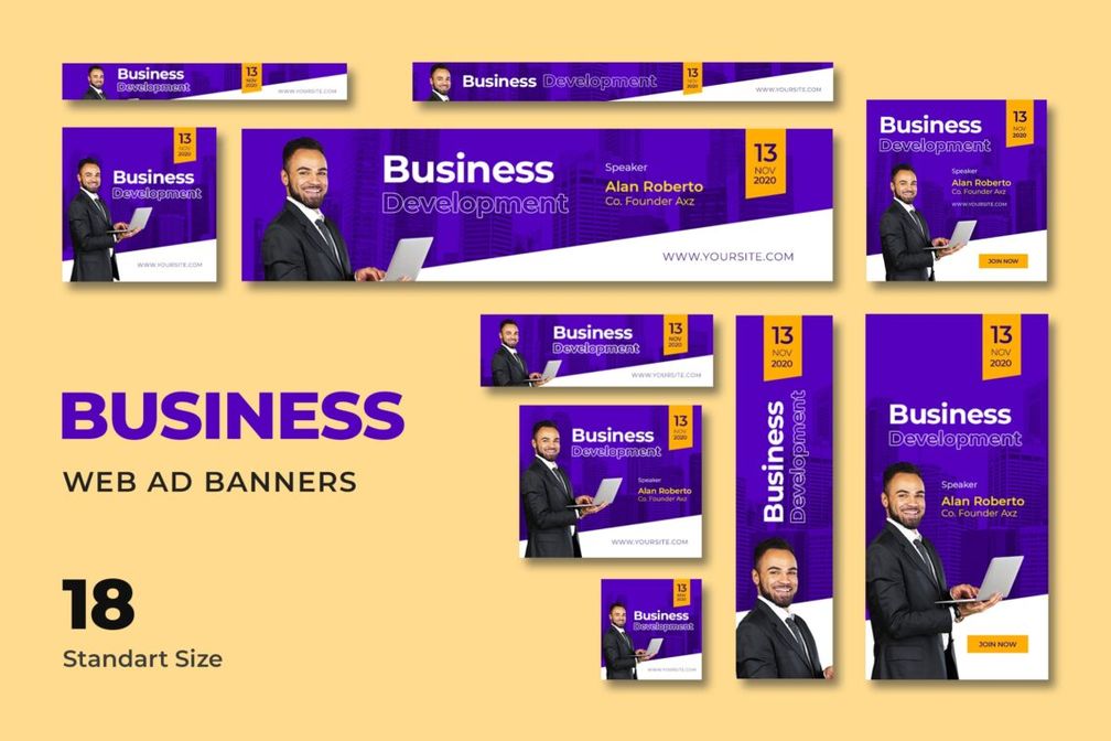 Web Banner Professional Business Development