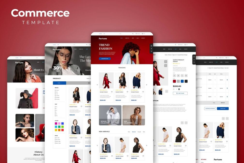 Web Commerce Fashion Trend