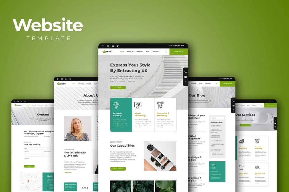 Website Template Digital Creative Services