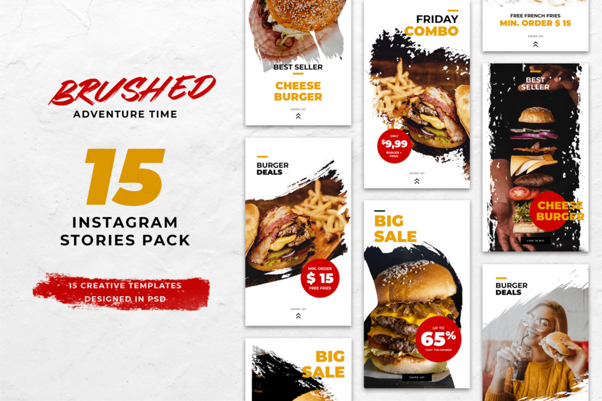 Instagram Stories - Burger Theme