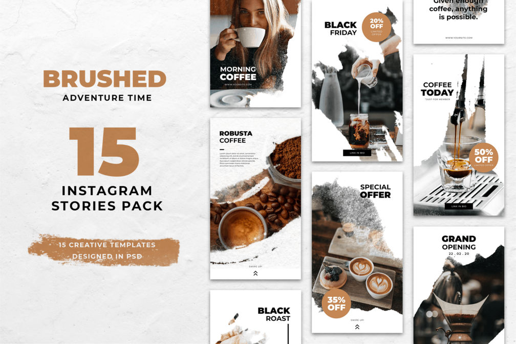 Instagram Stories - Coffee Time Theme