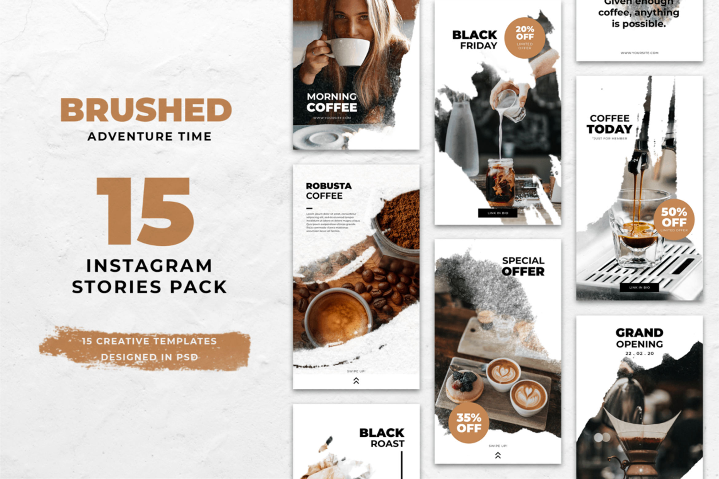Instagram Stories - Coffee Time Theme