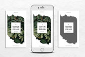 Instagram Stories - Green Botanical Theme
