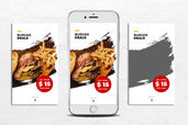 Instagram Stories - Burger Theme