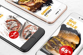 Instagram Stories - Burger Theme
