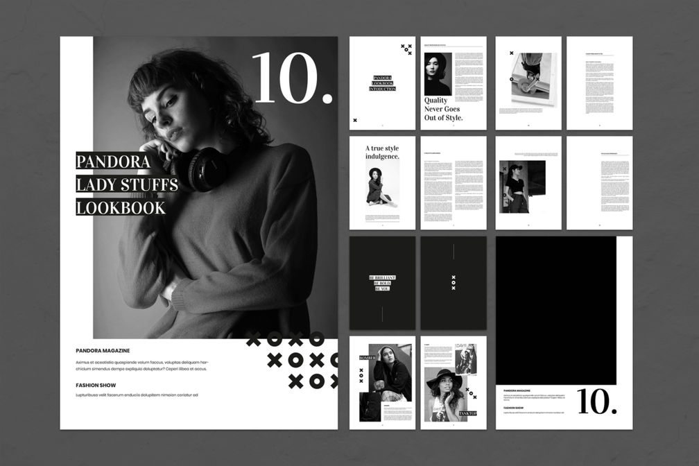 Magazine Template - Pandora Lady