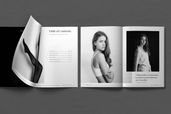 Magazine Template - Greyscale Fashion