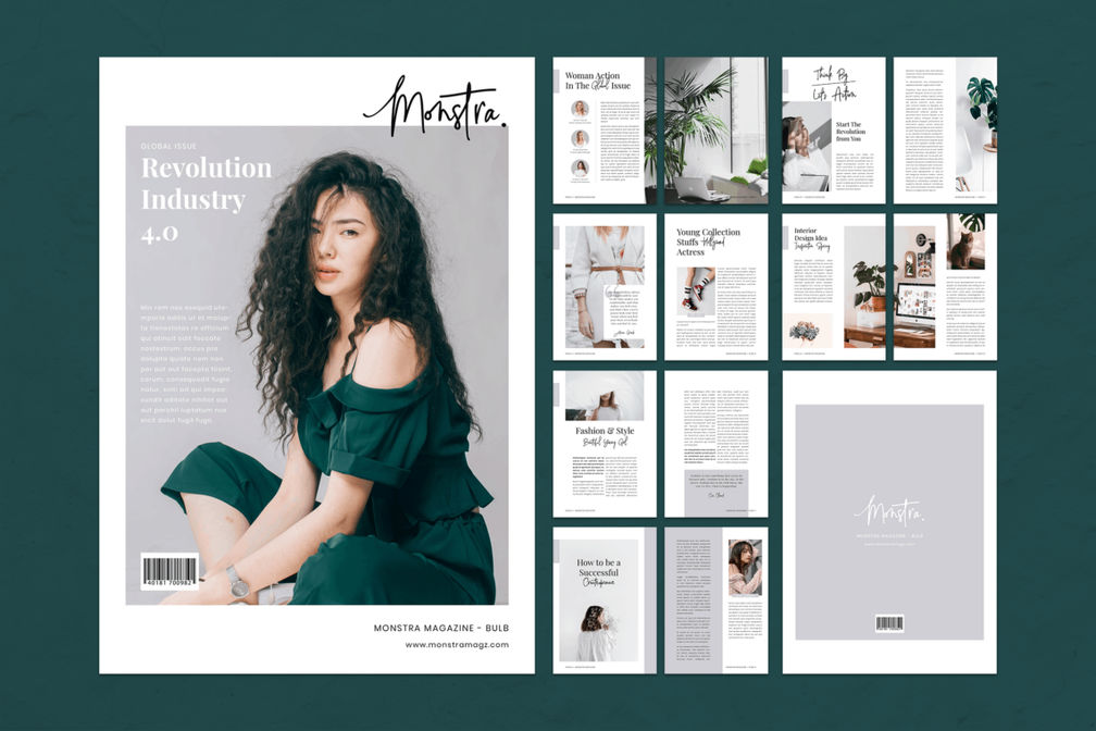 Magazine Template - Fashion Revolution