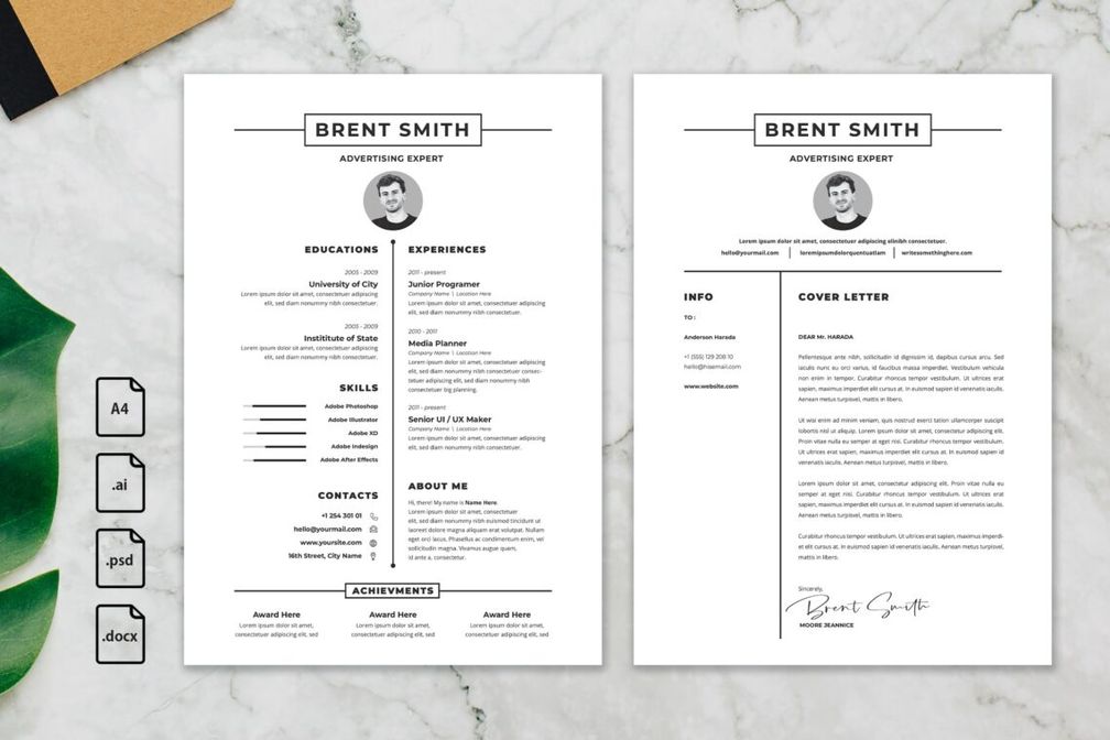 cv resume advertising expert profile