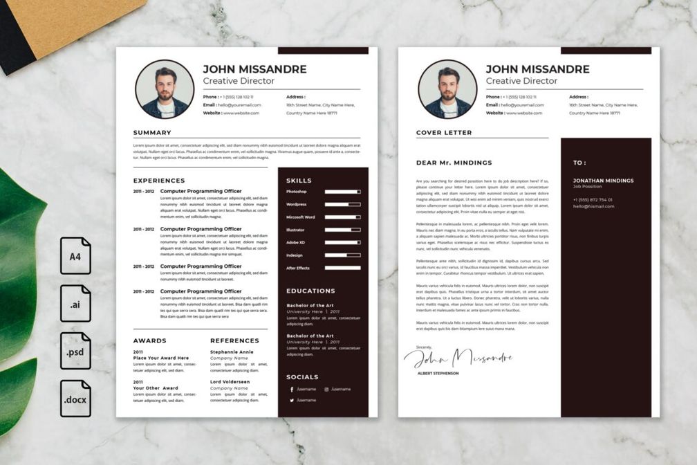 cv resume creative director profile