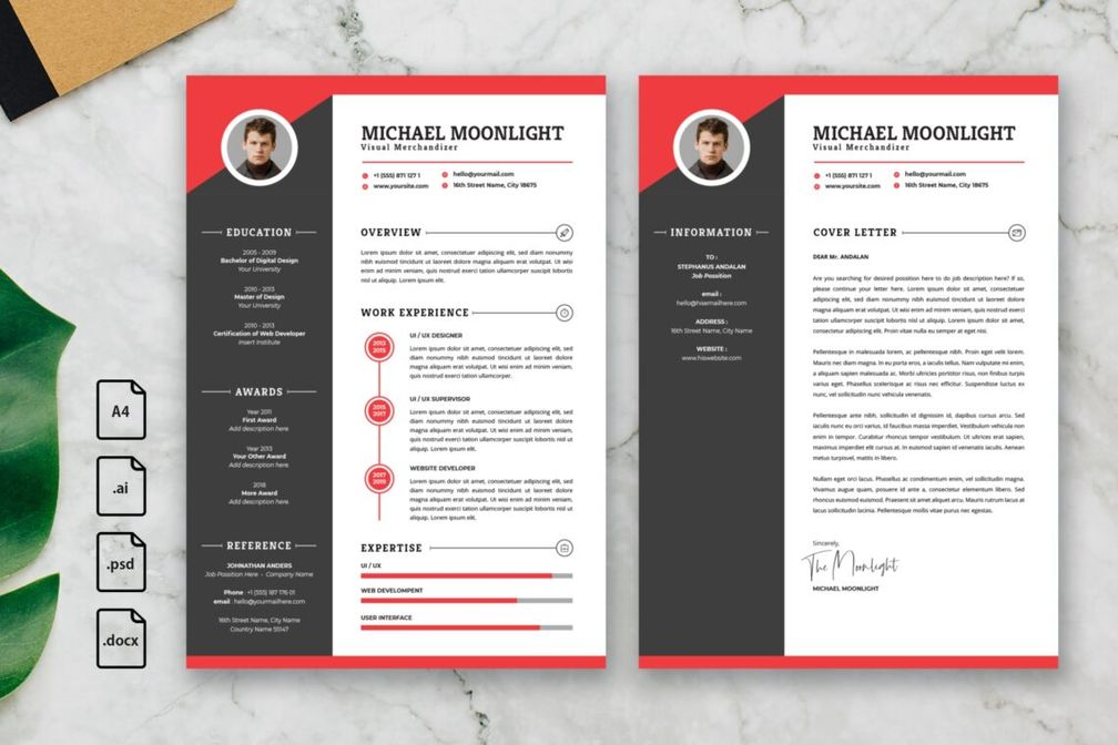 cv resume visual merchandizer profile