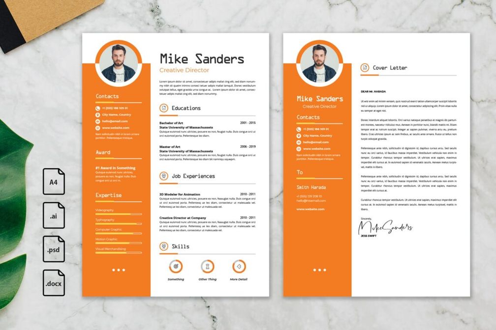 cv resume – creative director profile 2