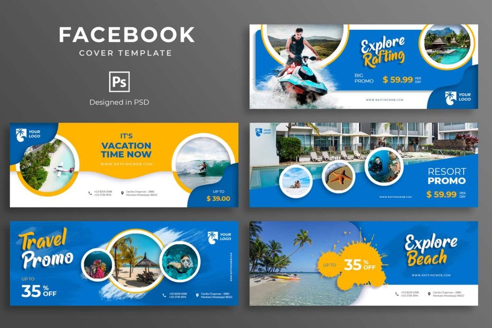 facebook cover explore beach