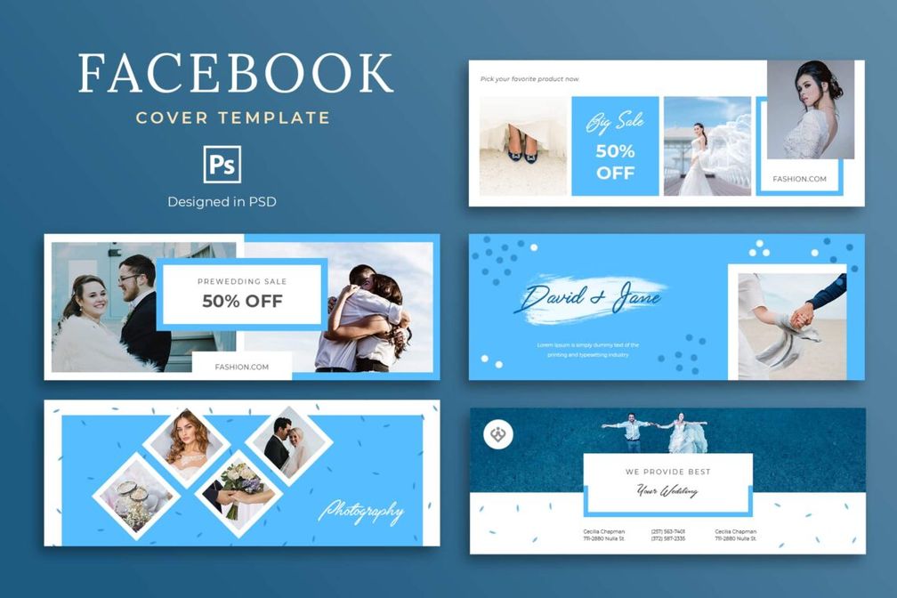 facebook cover wedding service