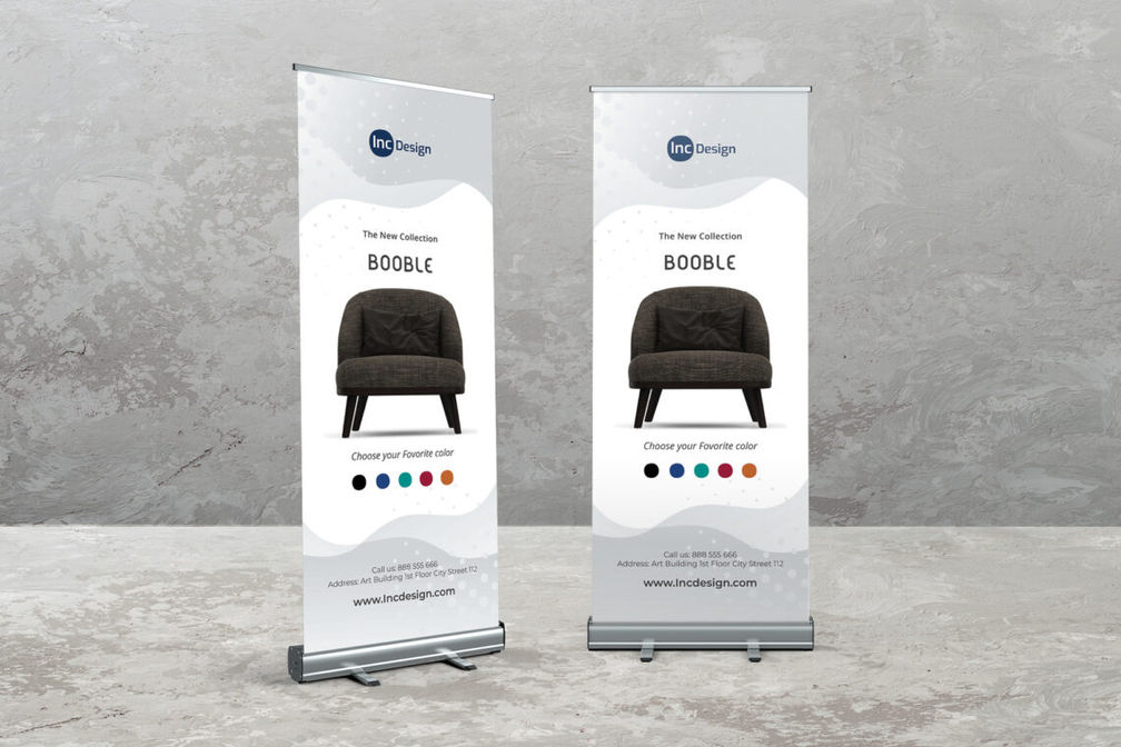 Roll Up Banner Chair Collection