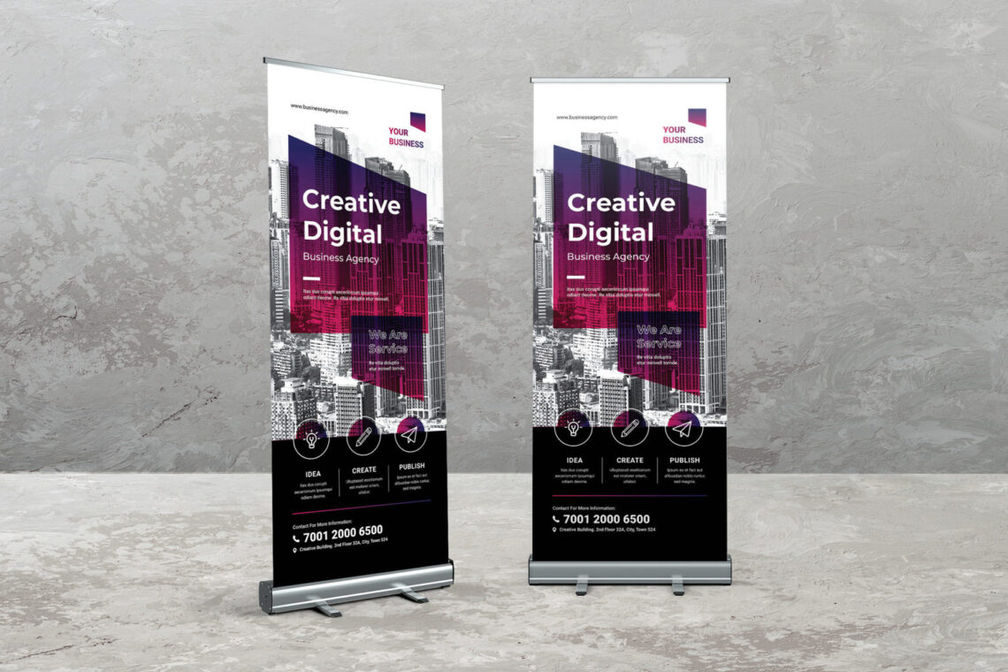 Roll Up Banner - Digital Creative Agency