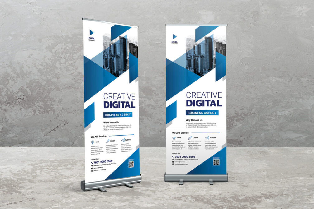 Roll Up Banner - Digital Creative Service